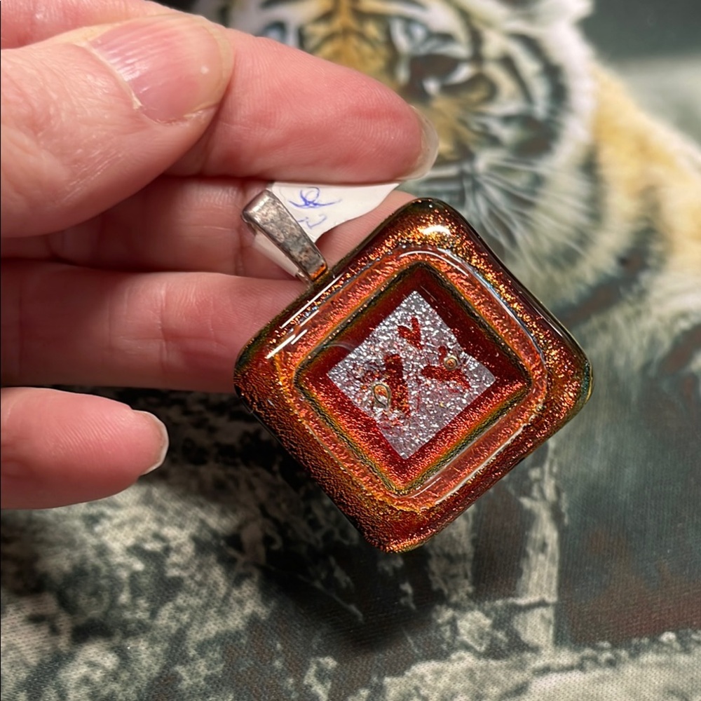 Multicolor Glass Pendant
